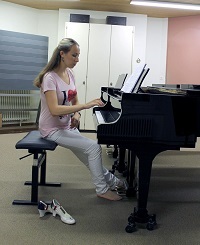 Natalia Ryzhova, Solistin am Piano
